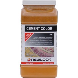New Look CEMENT COLOR 4 lb. Tan Fade Resistant Cement Color