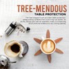 AH Inside Wooden Tree Trivet Set of 4 – Wood