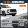 No Drill Tow Hook License Plate Mount Bracket Kit Anti-Theft