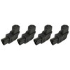 IEC320 C6 to C13 Power Adapter 90 Degree 2.5A‑10A 250V