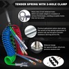CheeMuii 15 Ft Coiled Air Brake Hoses & ABS Electrical
