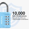 Puroma 1 Pack Combination Lock for Locker 4 Digit Outdoor
