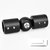 Heavy Duty Bay Window Curtain Pole Elbow Joint Kit, Adjustable