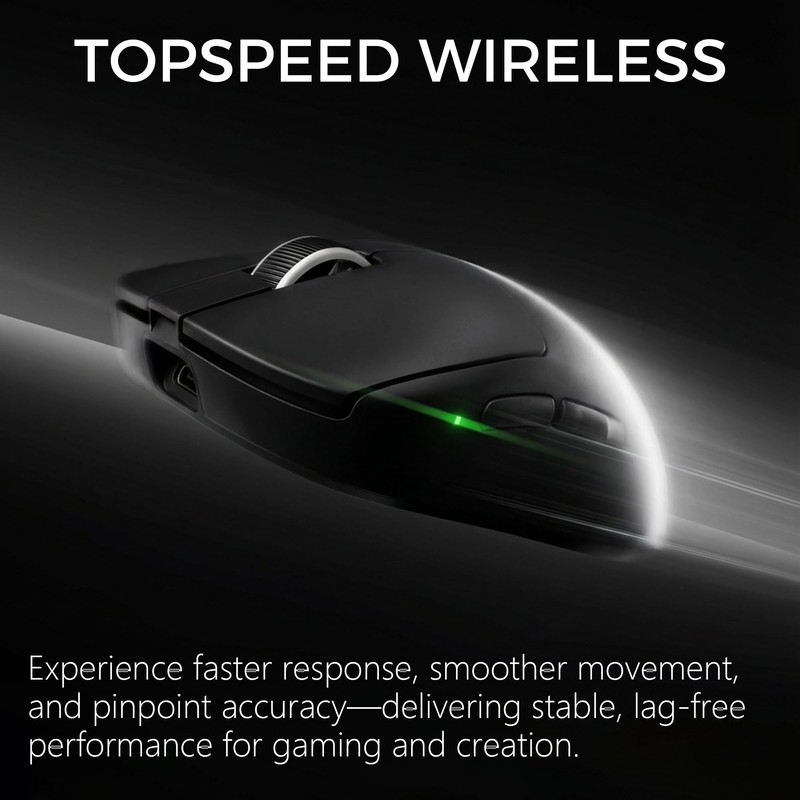 MCHOSE A7 V2 Ultra Wireless Gaming Mouse, 59g Ultra-Lightweight with
