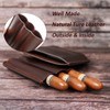 Hiram Cigar Travel Case for 3 Cigars Genuine Oil Leather
