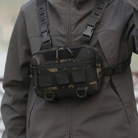 Chest Pouch | Oxford Cloth Portable Sports Chest Bag 20L | Large Opening Back Mesh Breathable Vest Backpack Multi-Functional Fanny Pack For Hiking