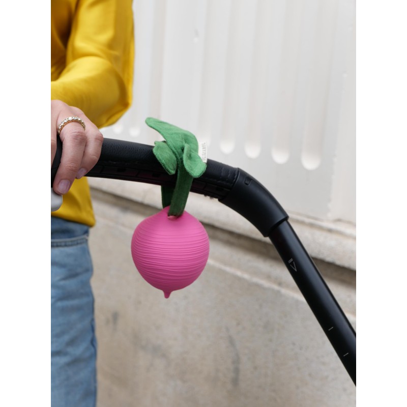 Oli & Carol Ramona the Radish Dummy Holder, Handmade Pink