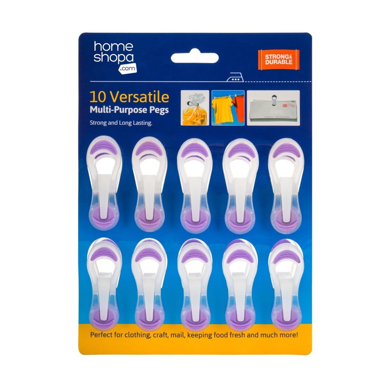 Strong Soft Grip Clothes Pegs for Washing Line Laundry Versatile