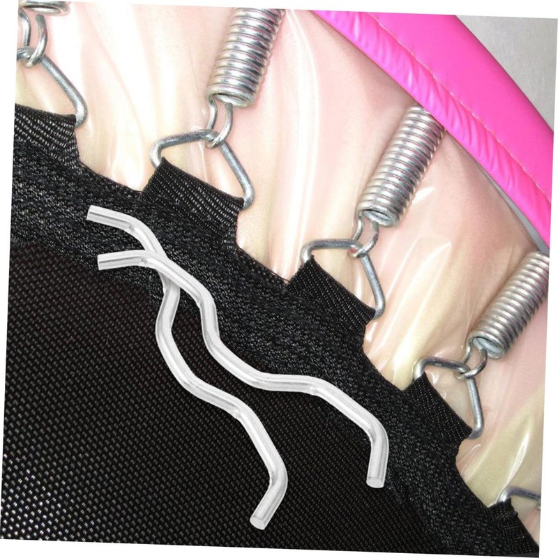 WOONEKY Trampoline Replacement Mat Connectors 10pcs Steel Wire Connectors for