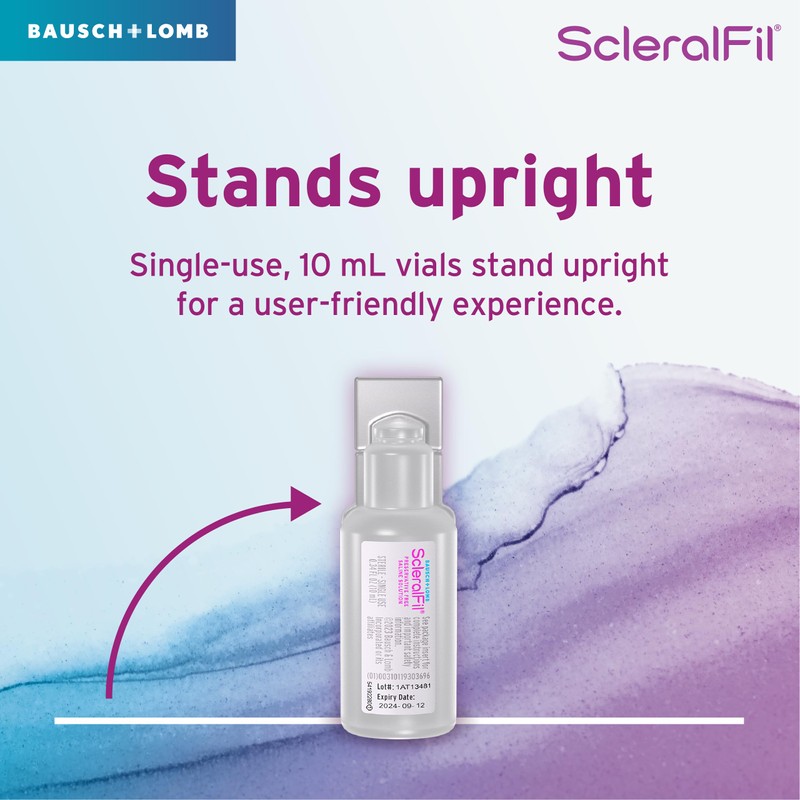 Bausch + Lomb ScleralFil Preservative Free Saline Solution for Scleral