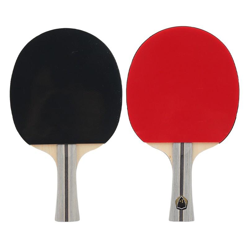 Table Tennis Paddle Double Sided Rubber Training Handshake Table Tennis