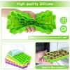 MOSOTECH Ice Cube Tray, Pack of 3, 37-Fold Ice Cube
