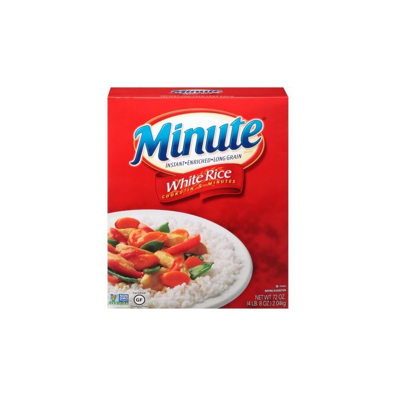 Minute Instant Enriched Long Grain White Rice, 72oz (3 Pack)