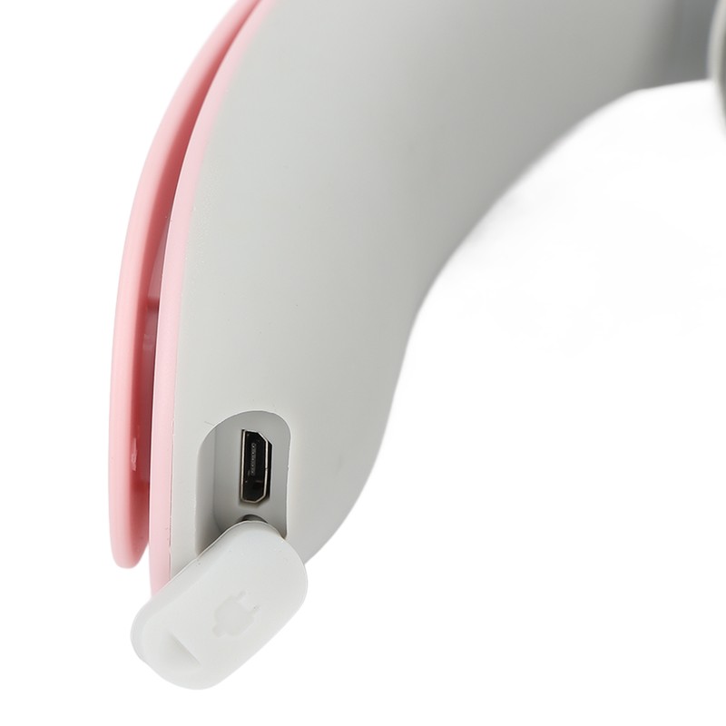 Electric Neck Massager Cordless USB Rechargeable Hot Compress Vibration Neck