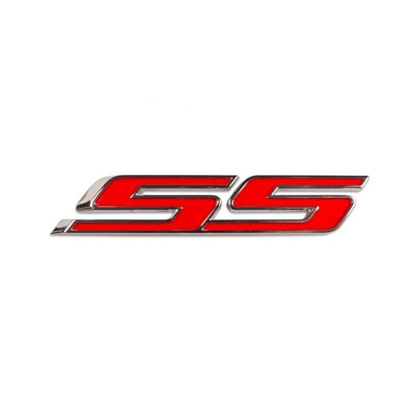 Aimoll 1x SS Emblems ABS Sticker 3D Logo Replacement for