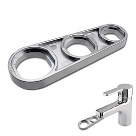 VZU 6 Sizes Universal Tap for Aerator Key Aerator Aerator Service Key for M16/M18/M20/M22/M24/M28, Zinc Alloy Aerator Mounting Key Replacement Aerator Tap Strainer