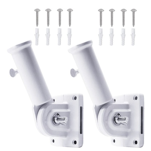 Flag Pole Holder, 2 Pack Flag Pole Mounting Bracket, Metal