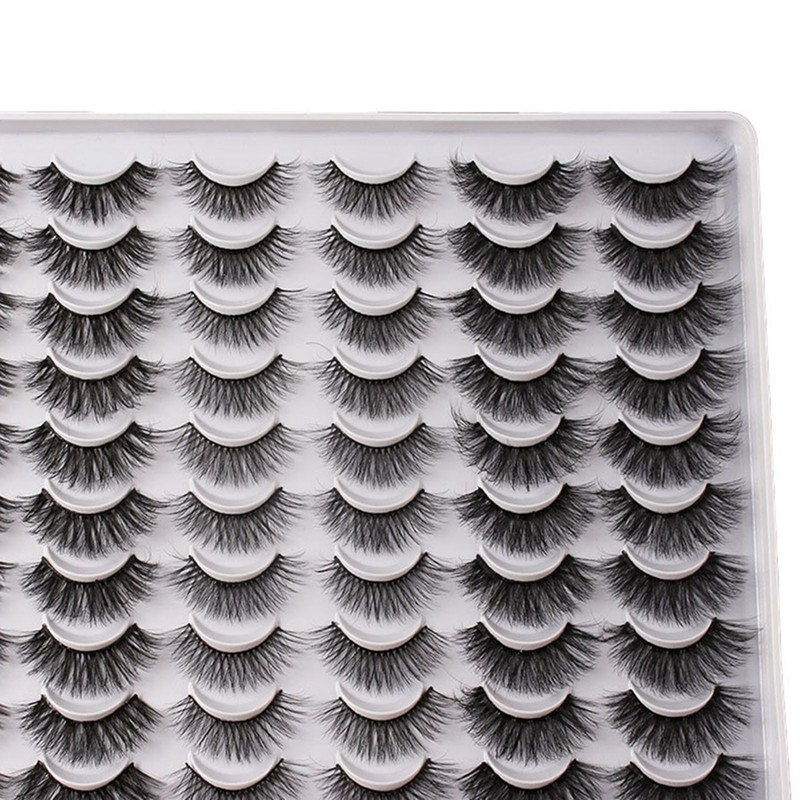 30Pair 3D False Eyelash Fashionable Elegant Comfortable Multi Layer Dense