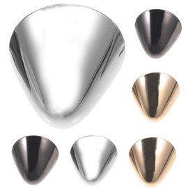 KESYOO 3 Pares de Zapatos de Metal Protector Puntiagudo Tacones Altos Puntera Botas de Vaquero Elegantes Tacones Altos Cubierta de Punta