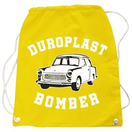 Backpack Bag DDR Duroplast Bomber East Germany IFA Ossi Car East, yellow, Unit size