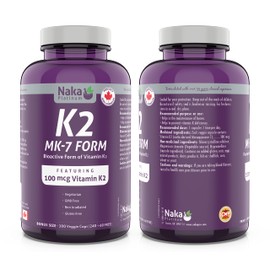 NAKA Naka Platinum K2 (MK-7 form)100mcg (300 caps)