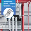PATIKIL Saddle Band 16mm Inner Diameter 1 Hole Pipe Fixing