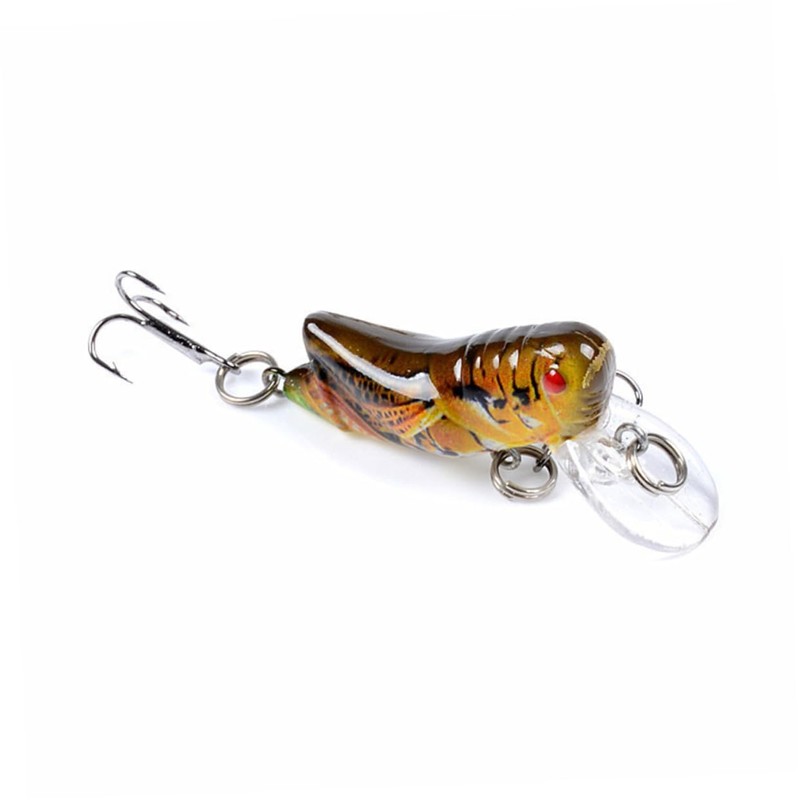 KOMBIUDA 4pcs Grass Carp Simulation Lures Lifelike Fishing Baits for