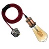LEDSone 2m Fabric Flex Cable Plug in Pendant Lamp Light