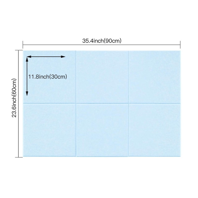 Large Cork Board Alternative, 11.8''x11.8'' 6 Pack Felt Bulletin Board