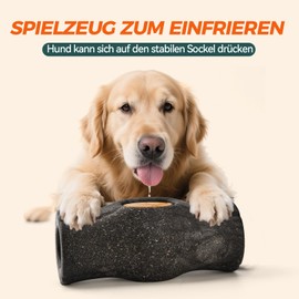 AUSCAT Interactive Dog Toy for Filling and Freezing, Freezebone Dog Toy Treat for Aggressive Chewers, Durable Chew Toy for Business, Dull Shape