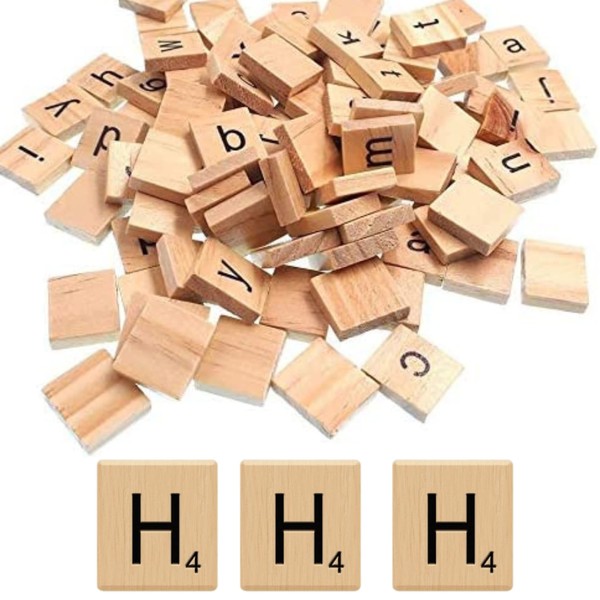 Glamified Pack of 50 - H Scrabble Tiles - Same