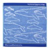 karora-ta Washcloth uxossyutaoru Sea Mammals Blue 981818 
