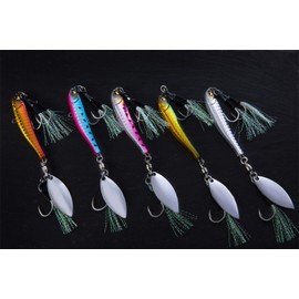 Blue Storm Lure Metal Jig, Sea Bass Lure, Flounder, Blue 0.7 oz (20 g), 1.1 oz (30 g), 1.4 oz (40 g), Metal Jig Set, Just Roll Up Fish, Surf Hairtail, Light Jigging