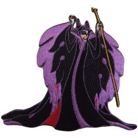 Unbranded Sleeping Beauty Maleficent Character Figure Embroidered Iron on Patch