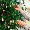 Miniature Christmas Tree Pendants, Pack of 30 Christmas Tree Decorations