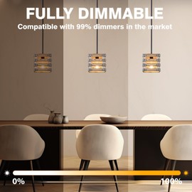 IINVGOOD Edison Light Bulbs 60W Equivalent, Dimmable Vintage LED Light Bulbs, 5000K Daylight White, ST58, 8W, 800LM, 90+ CRI, Antique Decorative Filament LED Bulb, Clear Glass, 6 Pack