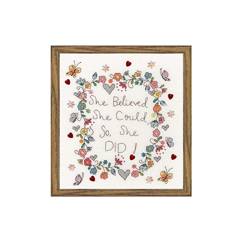 Bothy Threads Cross Stitch Kit - Love Note