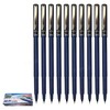 HF830 Fineliner Pens, BLACK, Fine Point (0.5mm), Pack of 10,