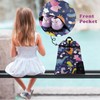 Britown Cartoon Dinosaur Drawstring Backpack, 15” x 17” Waterproof Swim