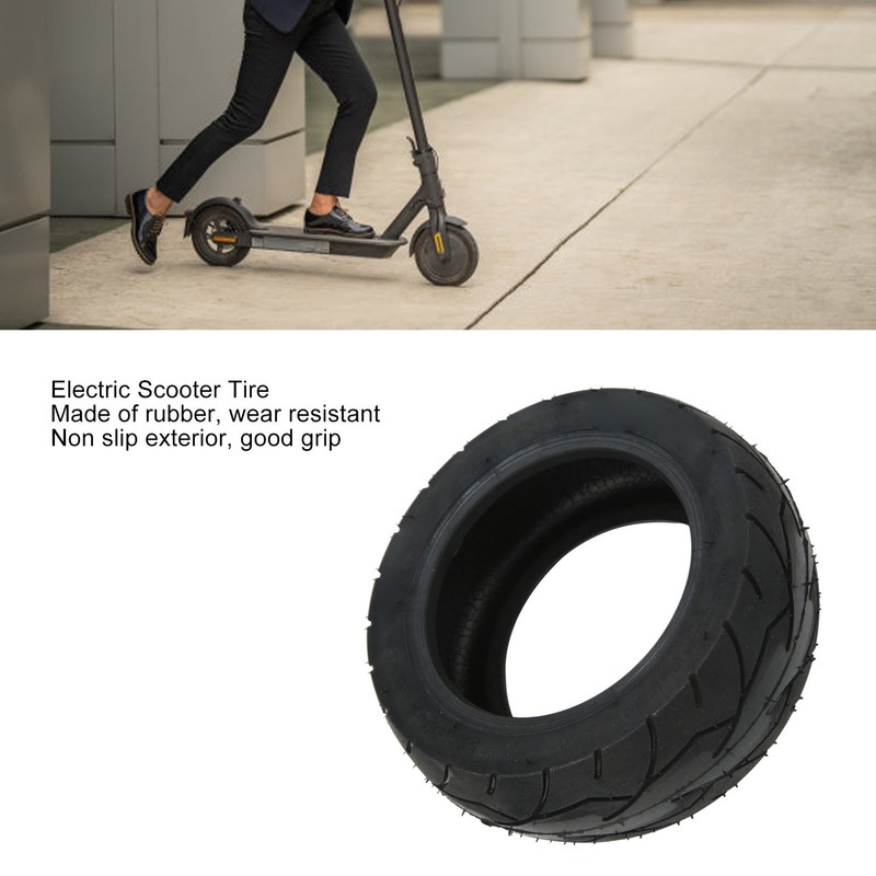 Electric Scooter Tire Replacement Elastic Cushioning Non Slip Rubber Vacuum