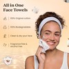 Toot Care Disposable Face Towels, 100% Biobased, Ultra-Soft Makeup Removal