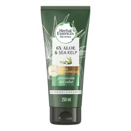 Acondicionador Herbal Essences BioRenew 6X Aloe Sea Kelp Protección del Color, 250 ml