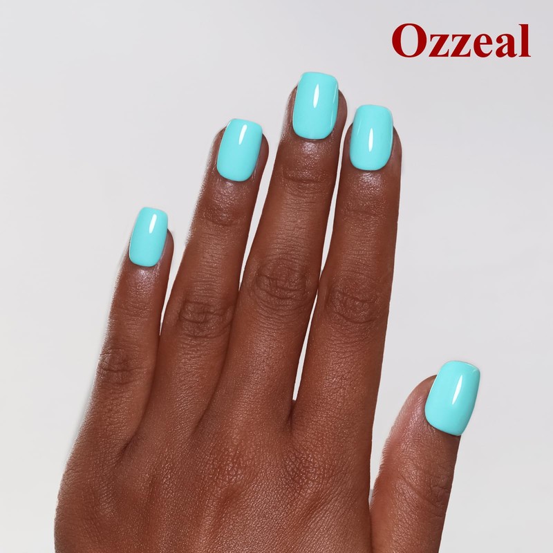 Ozzeal Gel Polish, 0.5 Fl Oz Mint Green Nail Gel