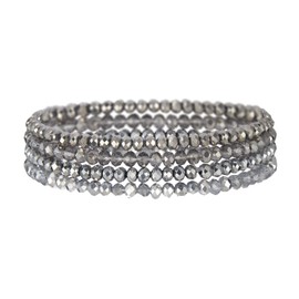 Fulu Autumn Women's Crystal Bead Bracelet, Multilayer Stones Bracelet, Boho Fashion, Jewellery, Best Friend Gifts, Zinc, No gemstone