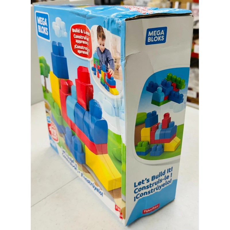 Fisher Price Mega Bloks Let's Build It 40 Pieces BRAND