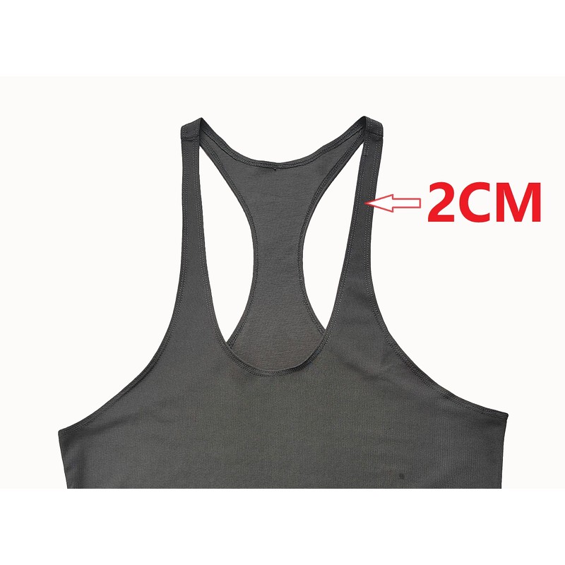 TNWUBOLN Men's Stringer Bodybuilding Workout Gym Tank Tops Training Cotton