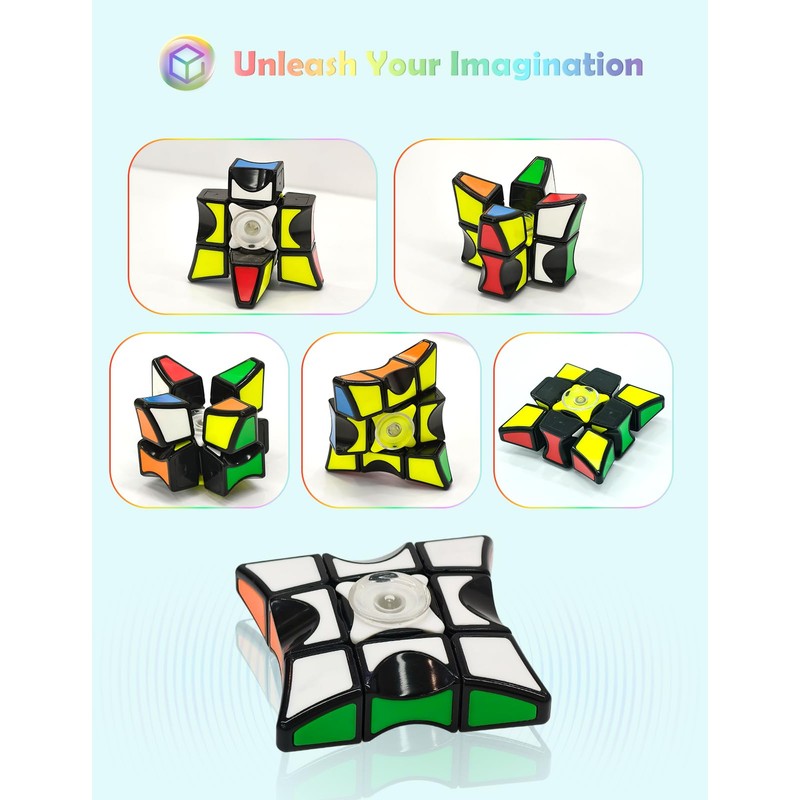 ROXENDA 1x3x3 Magic Speed Cube for adults Portable Speed Cube