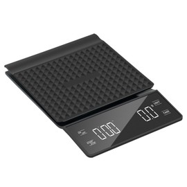 Fyueenix 3kg/0.1g High Precision Coffee Scale, Espresso Scale with Timer, Backlit LCD Display, Tare Function, and Unit Conversion for Espresso, Pour Over, Drip Brewing