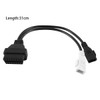 Alnicov OBD2 Adapter Cable 2x2 Pin to 16Pin Diagnostic Converter