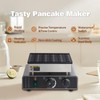 Mini Muffin Maker, 50 Hole Stainless Steel Electric Muffin Maker